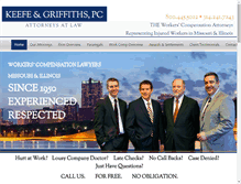 Tablet Screenshot of keefeandgriffiths.com
